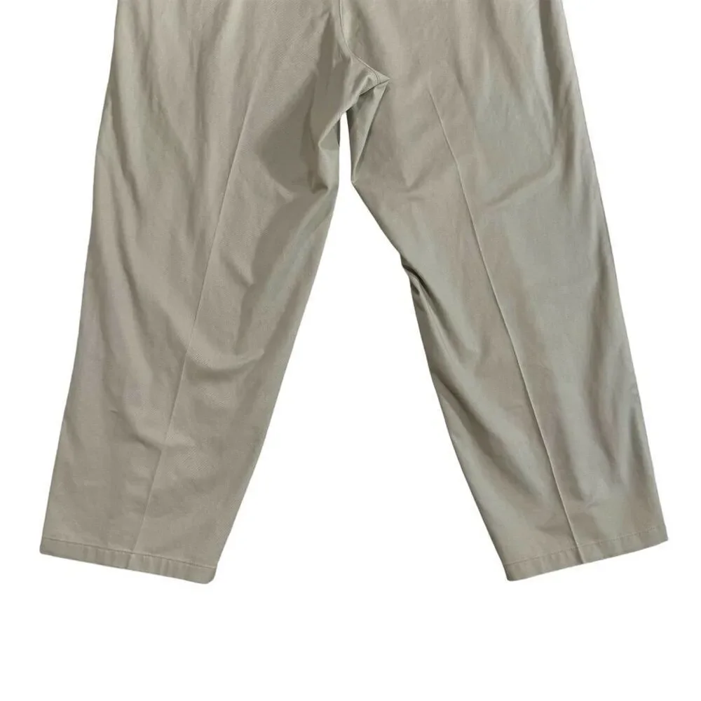 George Men's Relaxed‎ Fit Chino Pants Beige Cream Size 44 x 32 Casual